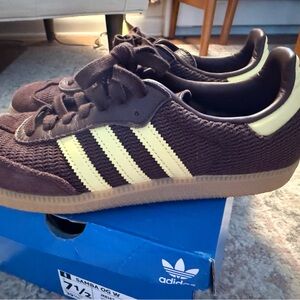 adidas Samba OG Women's Sneakers Brown and Cream